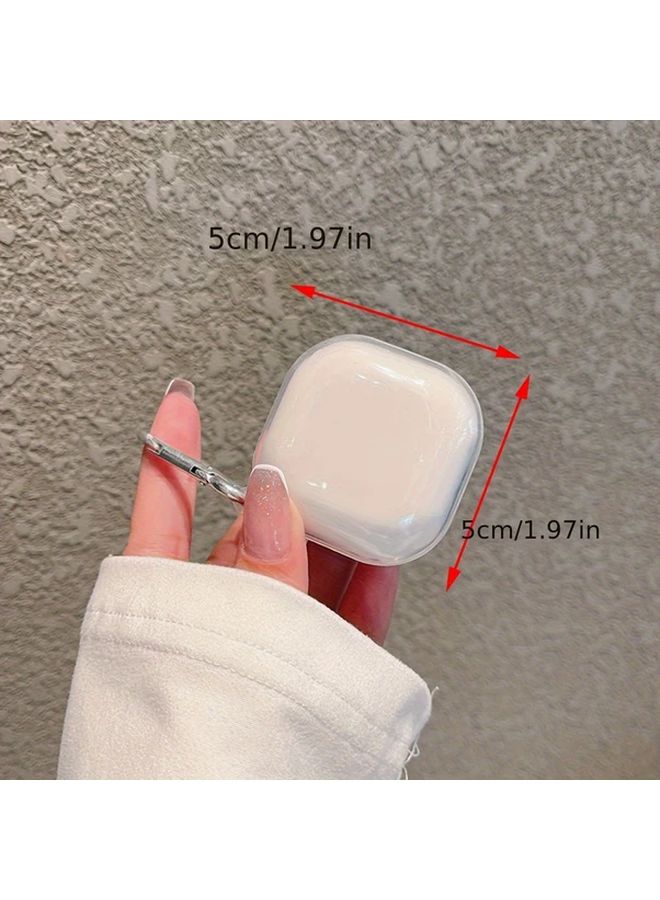 Cute Transparent Cherry Blossom Protective Case For Galaxy Buds FE And Buds2 Pro Soft Shell - Image 3