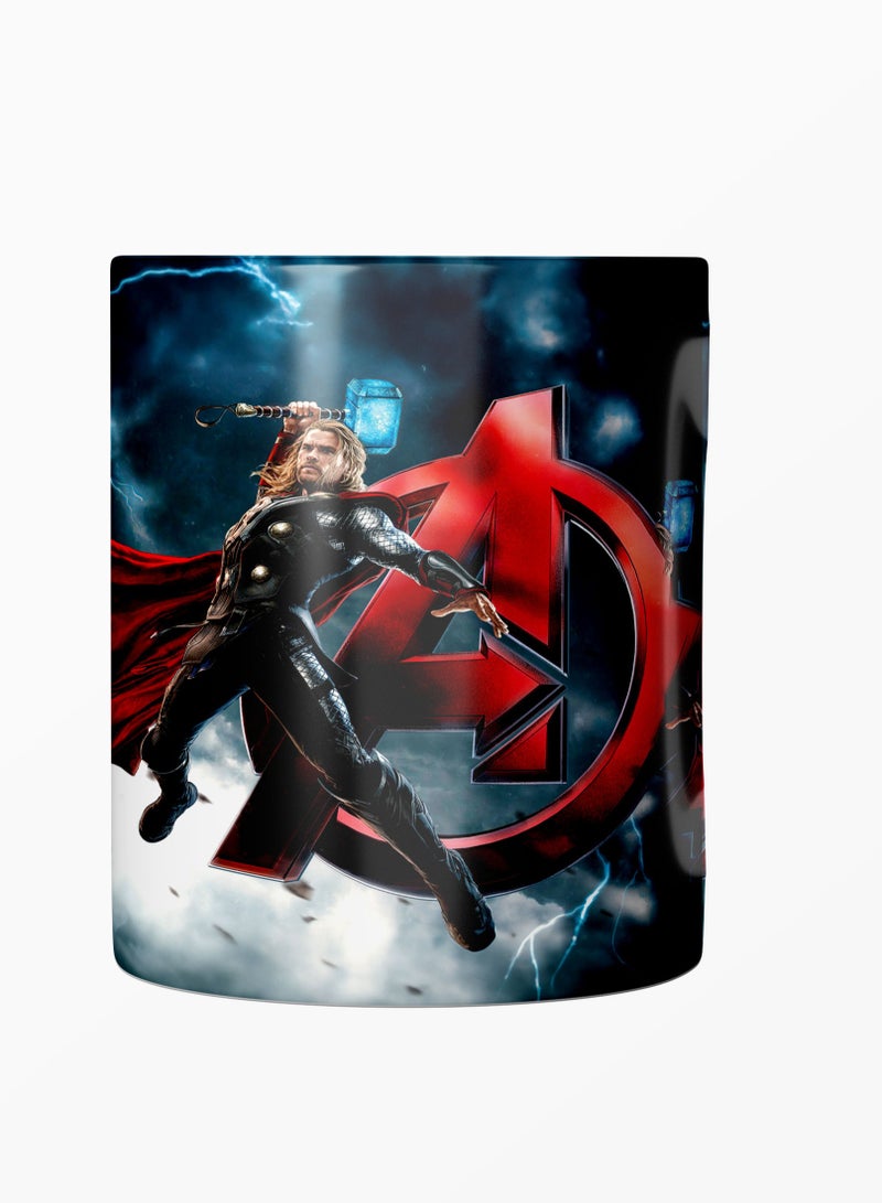 إم إي سي كوب قهوة أفنجرز ثور أسود، 11 أونصة - Image 1