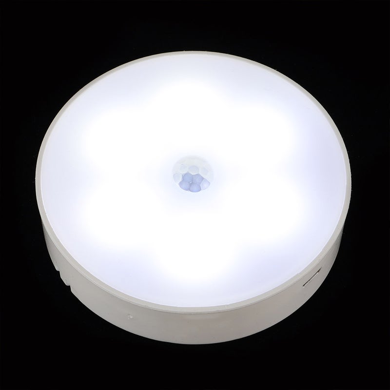 2Pcs Human Body Induction Night Light Small Night Light USB Light Decor White - Image 2
