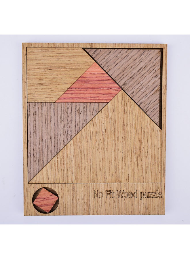 Disappeared Square One-piece Delivery Supply Price Friendly Wooden Puzzle Strength Factory-Color:Contact Customer Service For More Styles - Image 2