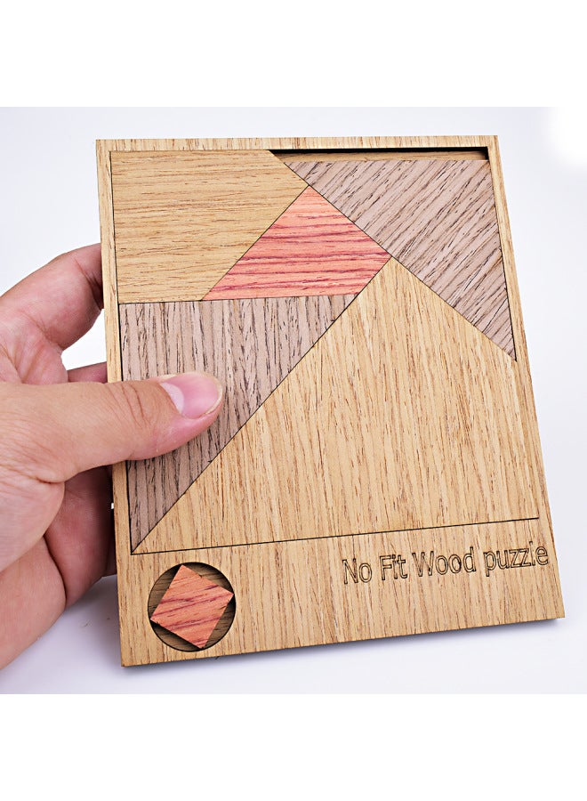 Disappeared Square One-piece Delivery Supply Price Friendly Wooden Puzzle Strength Factory-Color:Contact Customer Service For More Styles - Image 3