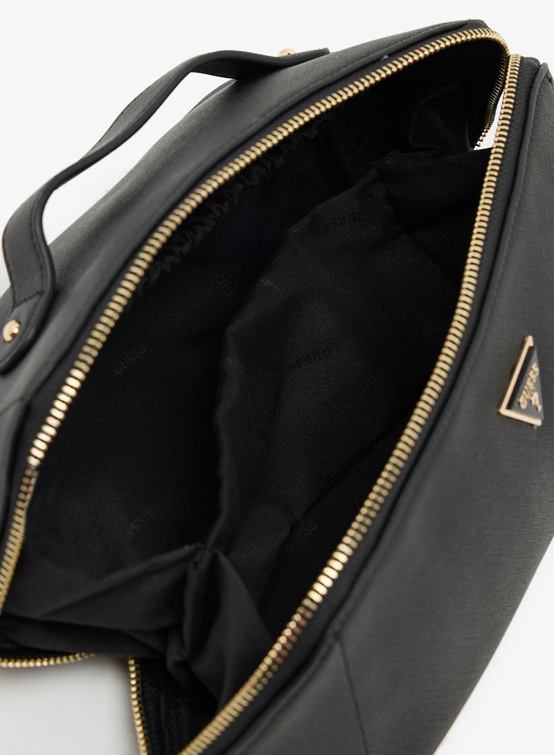 جس حقيبة مكياج كبيرة بشعار - Image 4