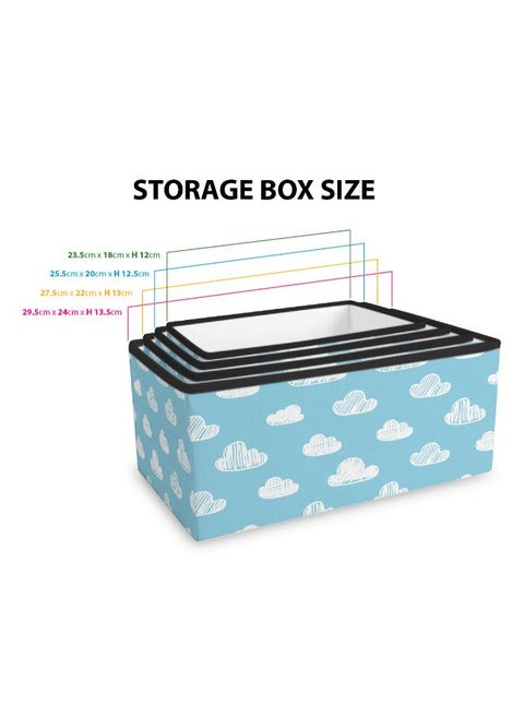Storage Boxes Clouds These Storage Boxes Bring Order to Your Chaos Helping You to Sort Socks, Toys, and Accessories. Use 1 or a Few in Each Drawer Depending on Your Needs.