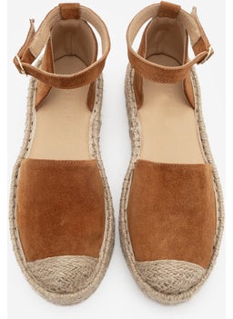 MARJIN Women's Leather Ankle-Strap Jute Espadrille Sandals Zoder  - Image 4