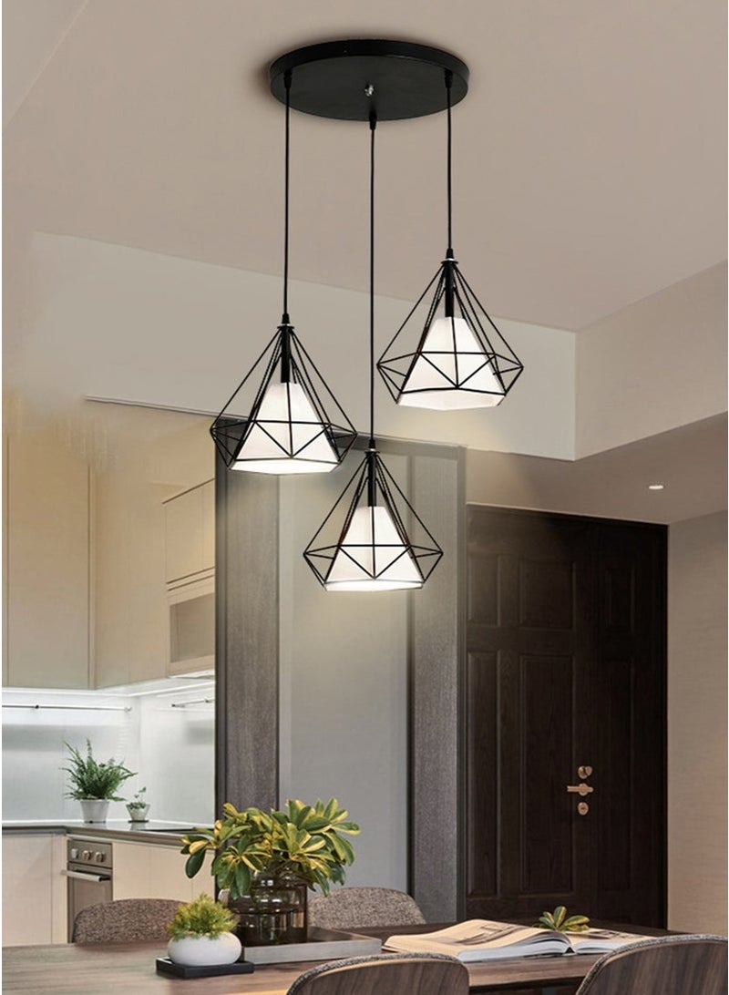 ميون ثريا LED حديثة وبسيطة بثلاثة ألوان قابلة للتعديل، مناسبة للمنازل والمطاعم والحانات - Image 5