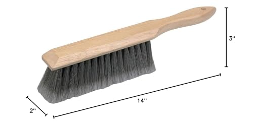Pittsburgh 7"" Bench Brush Shop Brush  Dust Brush for Car or Home Or Workshop - Image 2