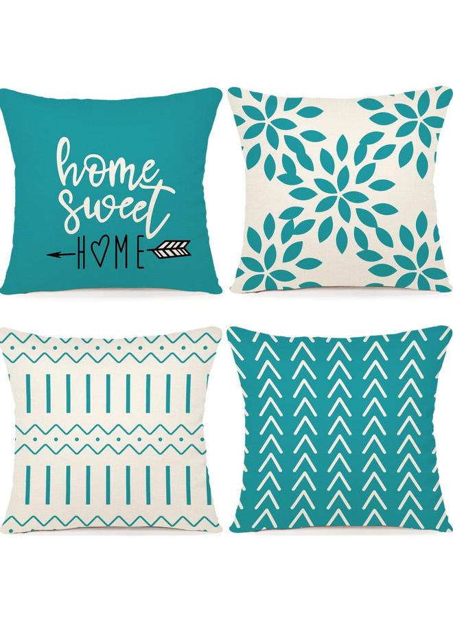 Bluejw For Modern Sofa Bay Window Pillow Case Outdoor Linen Fabric Cushion Jit Suit  - Image 1