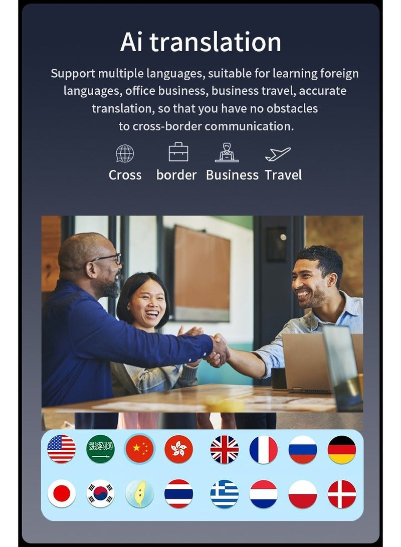 Luttec AI Wireless Gaming Mouse, 4000 Adjustable DPI, Multilingual Voice Typing & Translation, AI Chat Assistant, All-in-One AI Office Function, Universal for Desktop Laptop Mac All-in-One PC - Image 5