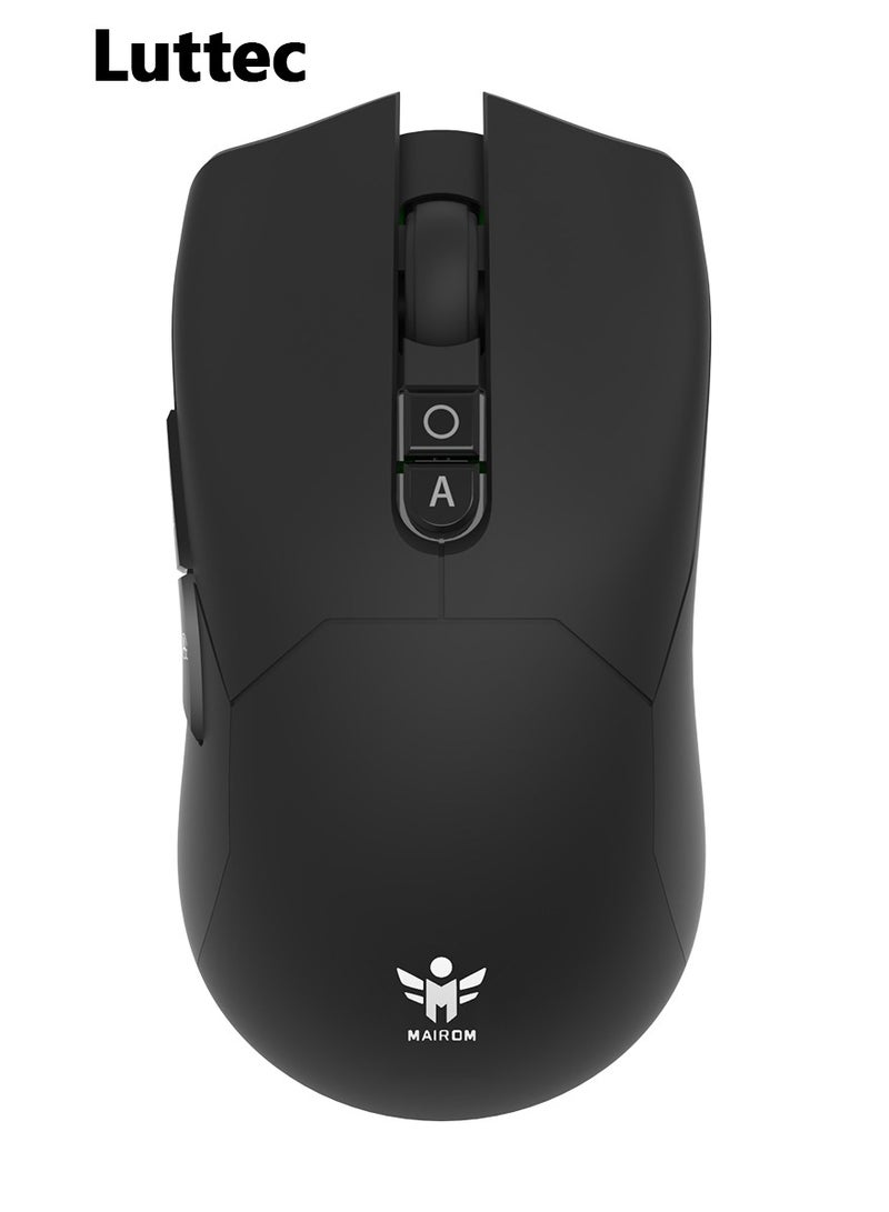 Luttec AI Wireless Gaming Mouse, 4000 Adjustable DPI, Multilingual Voice Typing & Translation, AI Chat Assistant, All-in-One AI Office Function, Universal for Desktop Laptop Mac All-in-One PC - Image 2