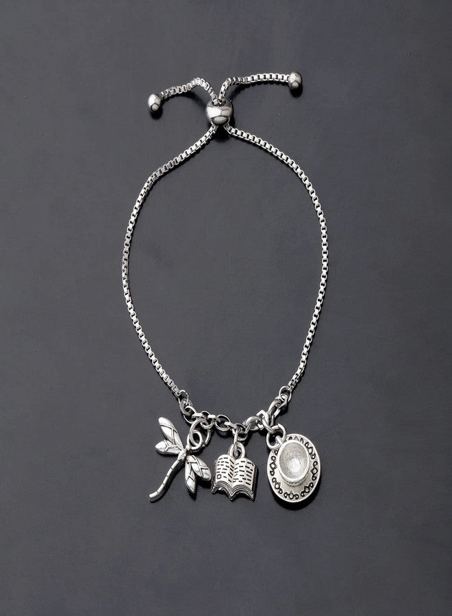 MYOSPARK G G Gifts for Women TV Show Inspired Charm Bracelet TV Show Themed Jewelry Gift Sister Gift (GG Slider BR) - Image 3