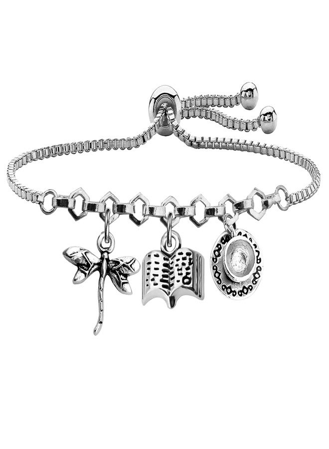 MYOSPARK G G Gifts for Women TV Show Inspired Charm Bracelet TV Show Themed Jewelry Gift Sister Gift (GG Slider BR) - Image 1