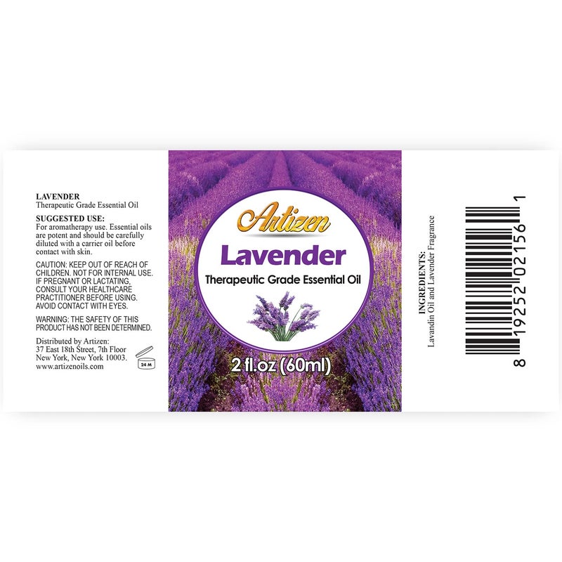 Artizen 2oz Oils - Lavender Essential Oil - 2 Fluid Ounces - Image 2