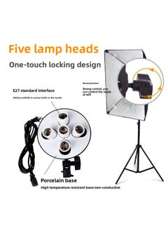 General Fill Light Shooting Light Studio Light Indoor Shooting 5-piece Light Box Clothing Portrait Photography Light Studio Suit-Light Source Color:Oblique Arm Frame  - Image 4