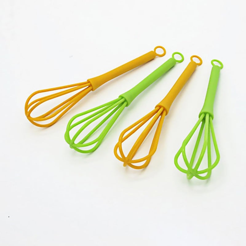 10Pcs Manual Plastic Egg Whisk Hand Held Multi Function Baking Cooking Tool - Image 5