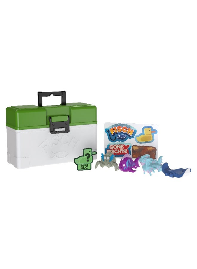 PhatMojo Fisch Collectible Micro-Figure 4-in-1, Assorted 1 Pack (Style & Color May Vary) | DLC Code Included! | Surprise Figure | Mini Collectible Figures | Perfect for Kids and Collectors. - Image 4