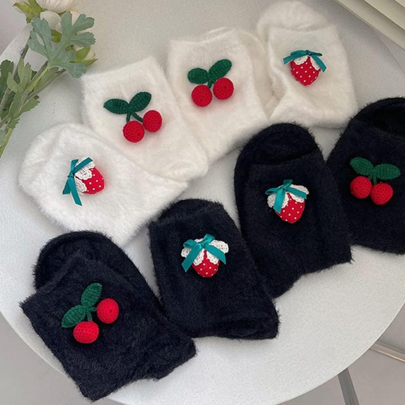 Womens Socks Thicken Fuzzy Socks Soft Fluffy Socks Winter Gifts Socks Sports Outdoor Sock Athletic Socks - Image 5