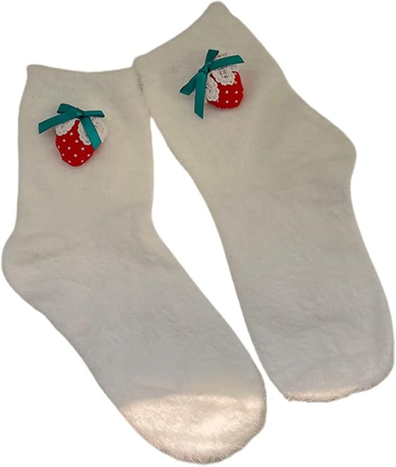 Womens Socks Thicken Fuzzy Socks Soft Fluffy Socks Winter Gifts Socks Sports Outdoor Sock Athletic Socks - Image 4