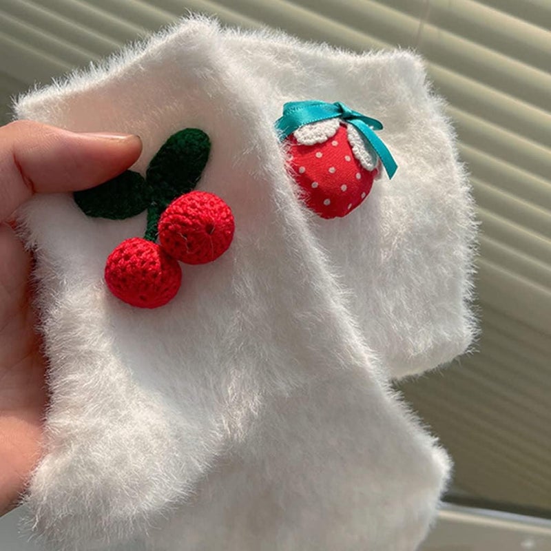 Womens Socks Thicken Fuzzy Socks Soft Fluffy Socks Winter Gifts Socks Sports Outdoor Sock Athletic Socks - Image 3