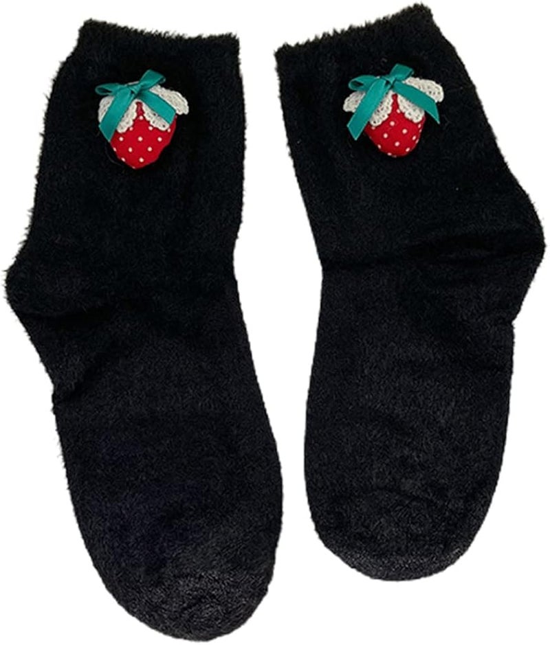 Womens Socks Thicken Fuzzy Socks Soft Fluffy Socks Winter Gifts Socks Sports Outdoor Sock Athletic Socks - Image 1