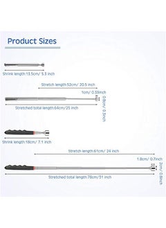 Generic Telescoping Magnet Pick up Tools Include 20 lb Magnetic Tool and 3 lb Telescoping Magnet Stick Gadget for Hard to Reach Places Suitable for Birthday Father’s Day and  (2)  - Image 2