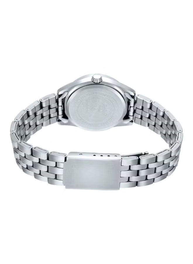 كاسيو ساعة كاسيو النسائية التناظرية المصنوعة من الفولاذ المقاوم للصدأ LTP-1335D-9AVDF - Image 3