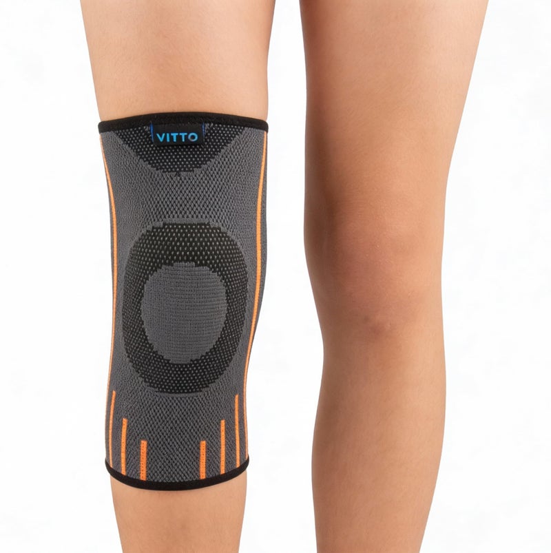 VITTO Kids Knee Brace - Osgood Schlatter Knee Brace Youth, Compression Sleeve for Boys and Girls from 4-14 years old (L) - Image 1