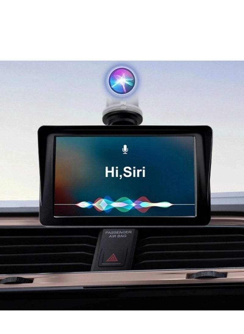 Furtey - Car Screen for Apple CarPlay Wireless Android Auto with HD 7 Inch Touch Screen, Bluetooth Stereo MP5 Player ,AHD Night Vision Camera,  GPS Navigation, Voice Assistant , Reversing Assist - Image 1