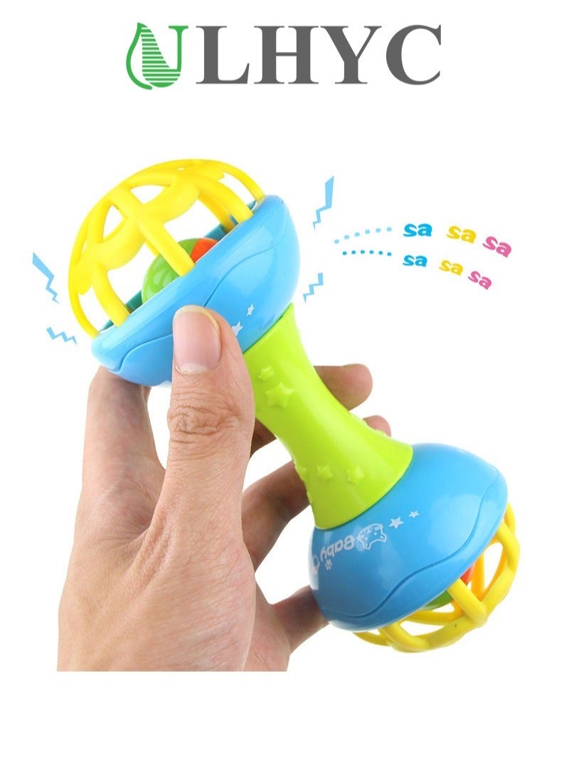 Baby Rattles Soft Teethers Hand Bell Infant Fitness Ball Dumbbell Climbing Toy Educational Mobiles Toys - Image 1