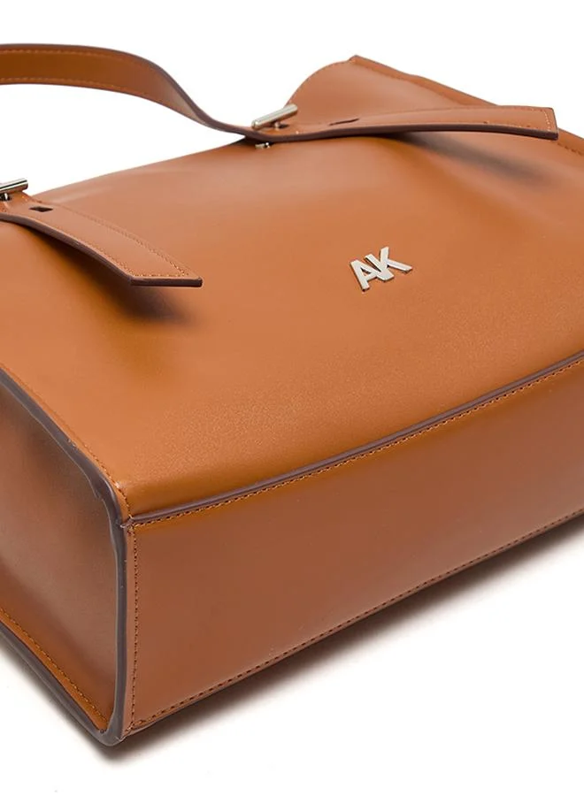 Anne Klein  Monogram PU Zip Closure Tote Bag for Women | Best Price UAE