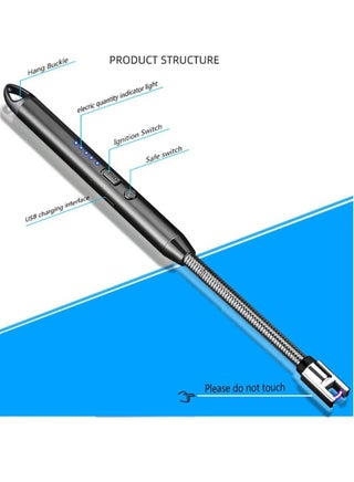 ولاعة غاز كهربائية قابلة لاعادة الشحن بمنفذ USB من كولبيكس للمطبخ وغرفة بوجا والشموع والشواء متعددة الاغراض - مرنة 360 درجة ومقاومة للرياح (متعددة الالوان) - pzsku/ZDB08FF9C25853CF8C21FZ/45/_/1740222032/5d0e50c6-69d8-49d3-b8e1-3fca51037412