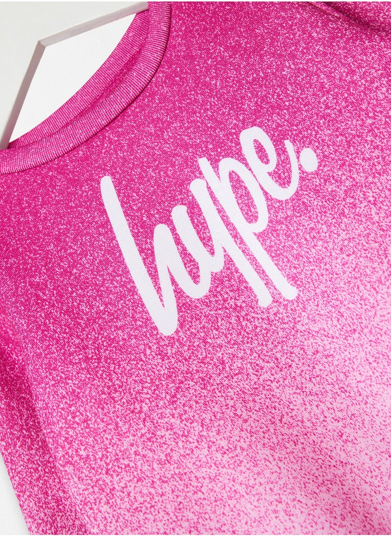 JUST HYPE - Girls Speckled Fleece Sweatshirt - Image 1