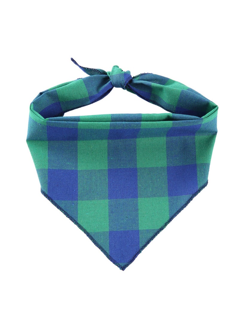 منديل للكلاب، 4 قطع من منديل قطني، منديل، مريلة مثلثة، إكسسوارات للكلاب الصغيرة والمتوسطة والكبيرة، الجراء والقطط، وشاح للكلاب بنقشة مربعة، منديل قابل للتعديل. - Image 5