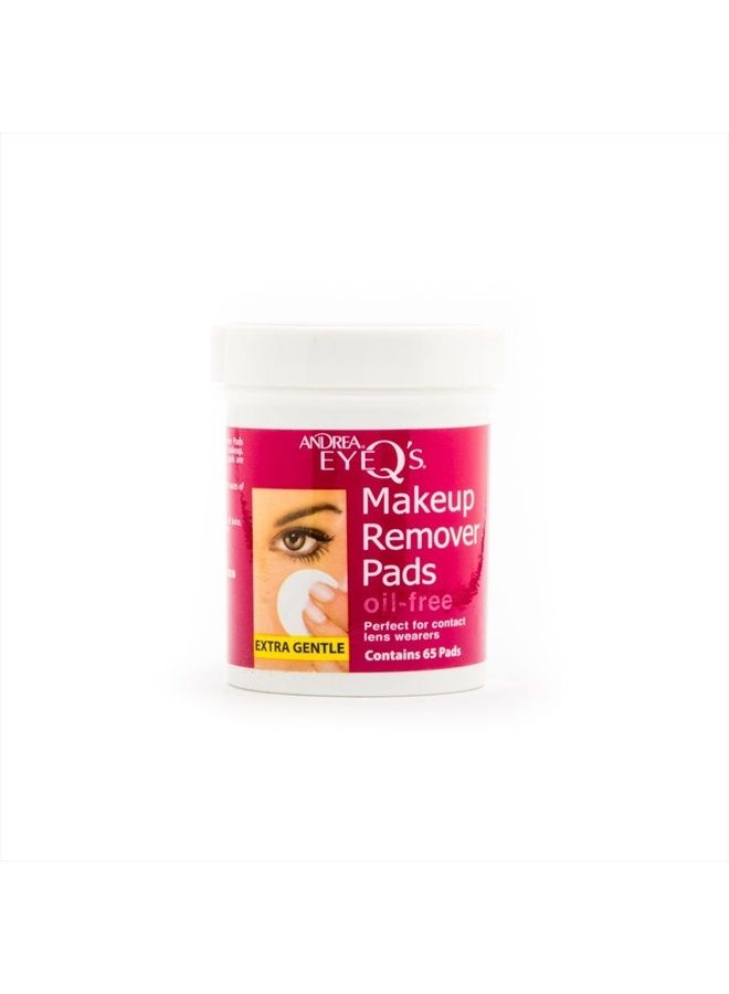 Eye Q's Oil-free Eye Makeup Remover Pads, 65 Count (Pack of 6)