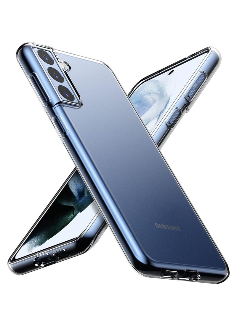 Generic S21 FE Case, Samsung S21 FE Case Ultra [Slim Thin] Scratch Resistant TPU Rubber Soft Skin Silicone Protective Crystal Clear Case Cover for Samsung Galaxy S21 FE (Clear)  - Image 2