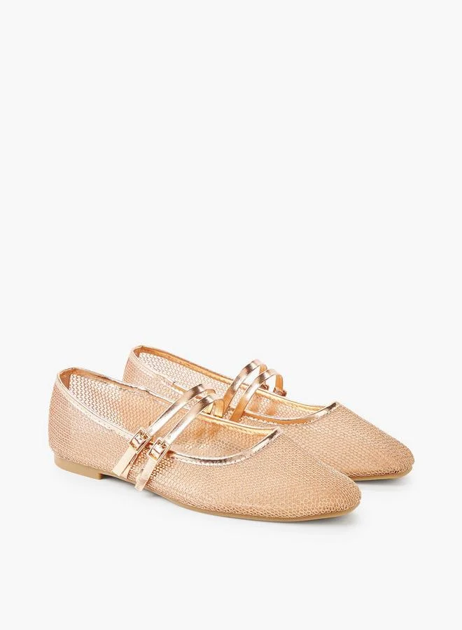 Flora Bella By Shoexpress Women Metallic Detail Mary Jane Shoes Ramadan Collections