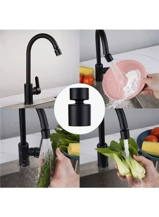 ارواق 2 وضع مغسلة صنبور فوهة 360 درجة الروتاري سبلاشباك صنبور مهوية بالوعة المطبخ الضغط صنبور مهوية الفوار - Image 5