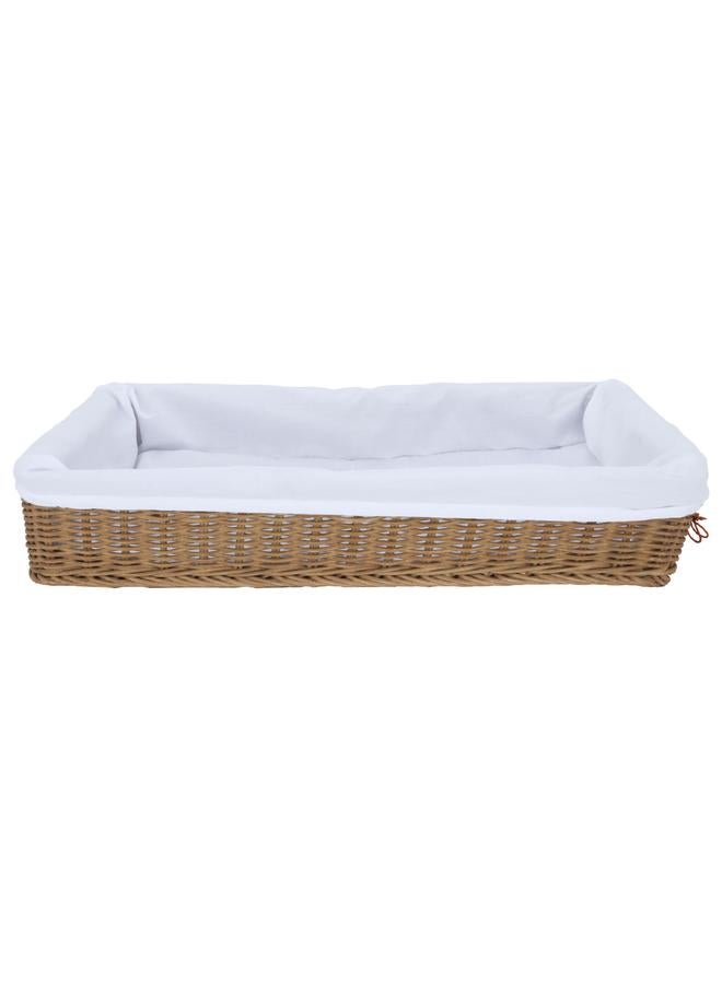 Alsaif Rectangular Wicker Serving Basket 50 - Image 1
