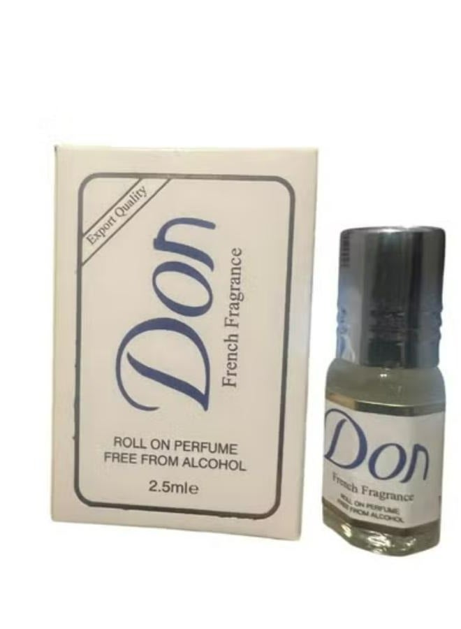 don French Fragrance Roll On Perfume 2.5 ML 12 Pcs - Image 2