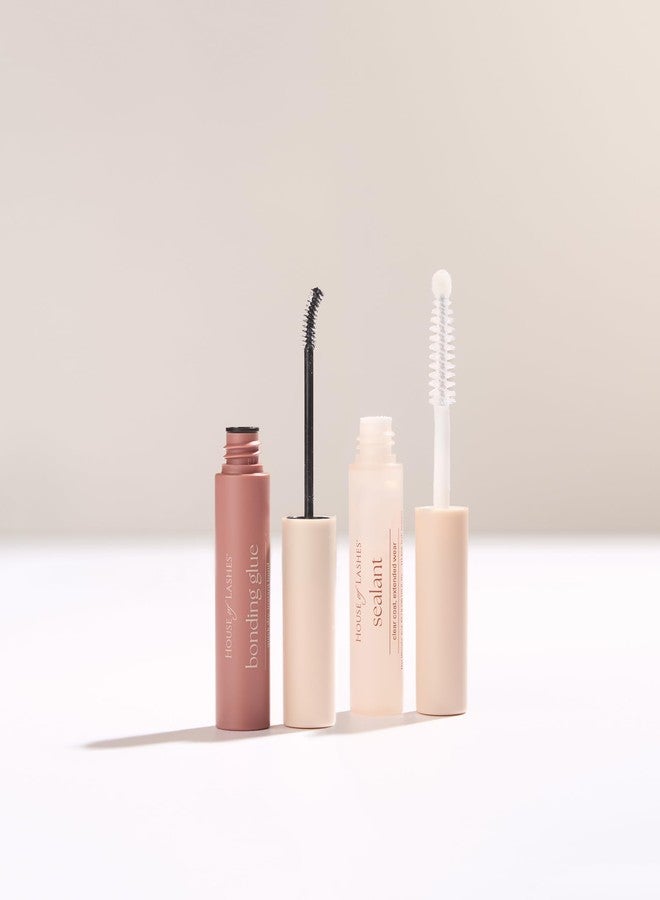 House of Lashes Bond + Seal Set, Instant Hold Lash Adhesive and Water-Resistant Sealant - Image 2