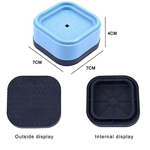 LYBAA LYBAA Riser Furniture Chair Foot Refrigerator Legs Support Pads Machine Washer Support Sock Feet Cover Adjustable Cap Leg Pack of 4  - Image 2