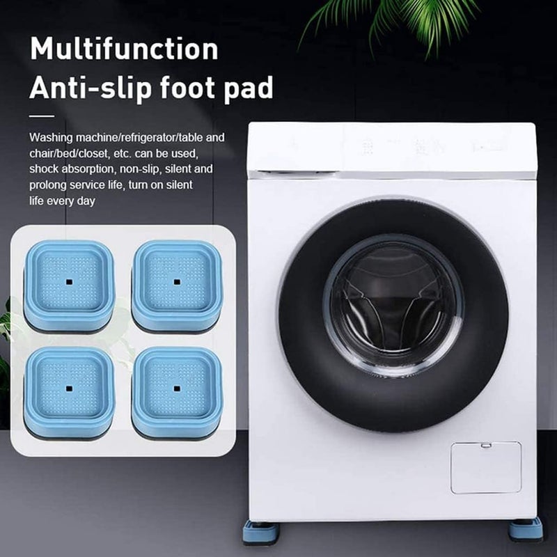 LYBAA LYBAA Riser Furniture Chair Foot Refrigerator Legs Support Pads Machine Washer Support Sock Feet Cover Adjustable Cap Leg Pack of 4  - Image 5