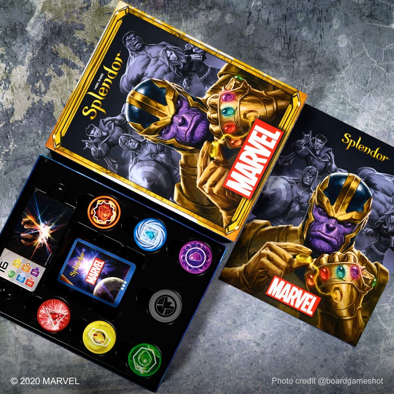 Asmodee Marvel Splendor Board Game - Unite Heroes and Gems in an Epic Strategy Adventure, Family Game for Kids and Adults, Ages 10+, 2-4 Players, 30 Minute Playtime - Image 4