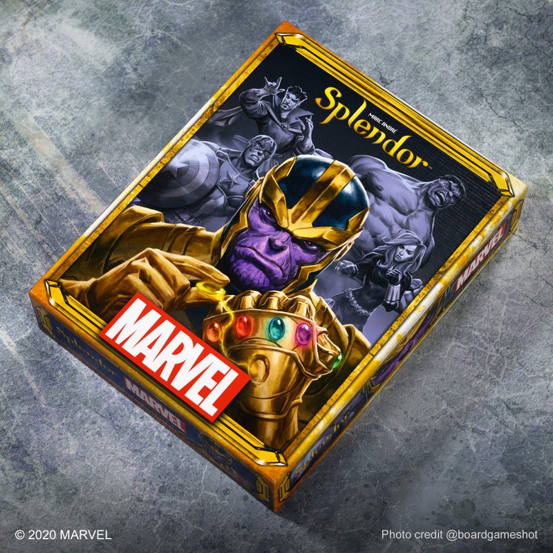 Asmodee Marvel Splendor Board Game - Unite Heroes and Gems in an Epic Strategy Adventure, Family Game for Kids and Adults, Ages 10+, 2-4 Players, 30 Minute Playtime - Image 2