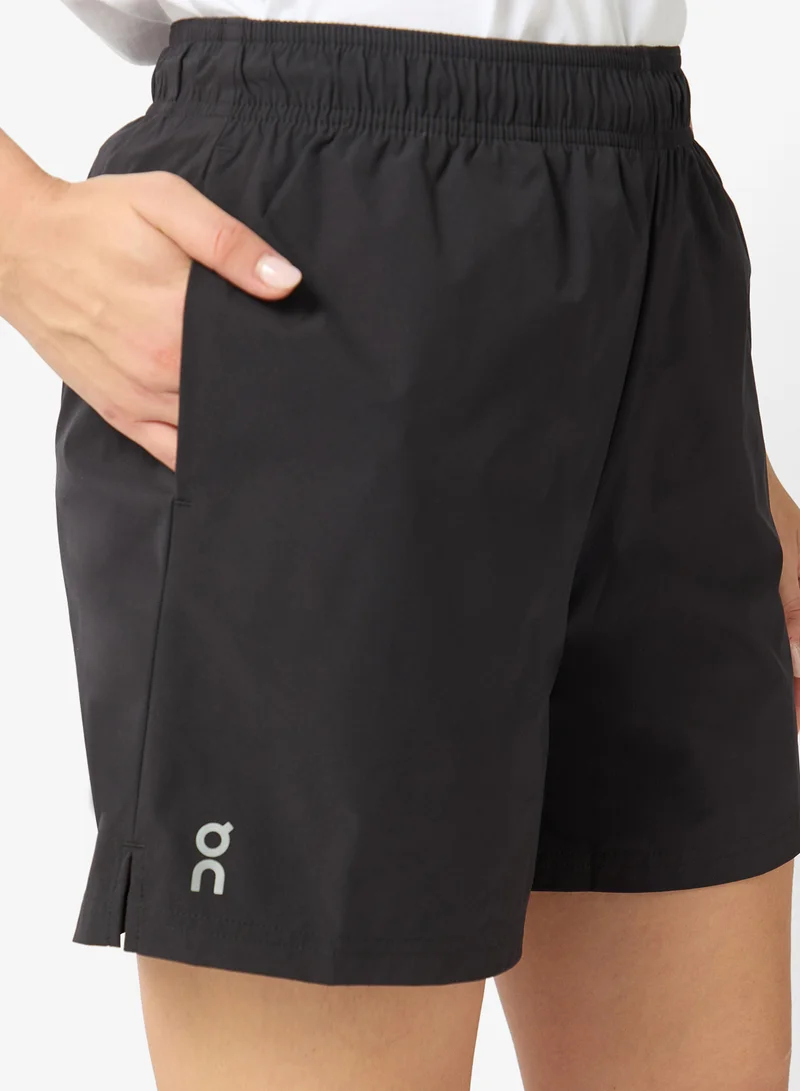 On Running  5" Essential Logo Core Shorts for Women | Best Price UAE