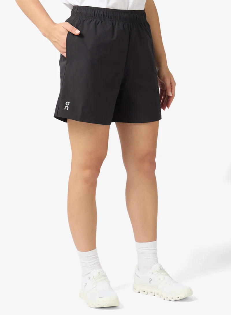 On Running 5" Essential Logo Core Shorts