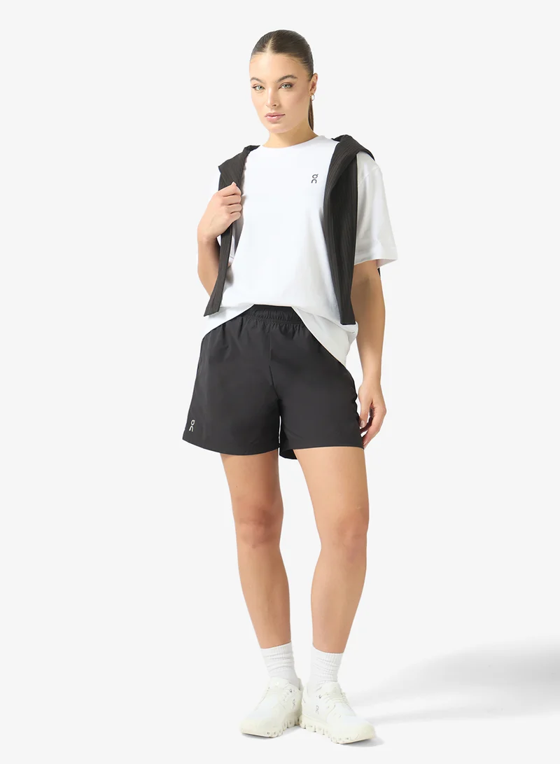 On Running 5" Essential Logo Core Shorts