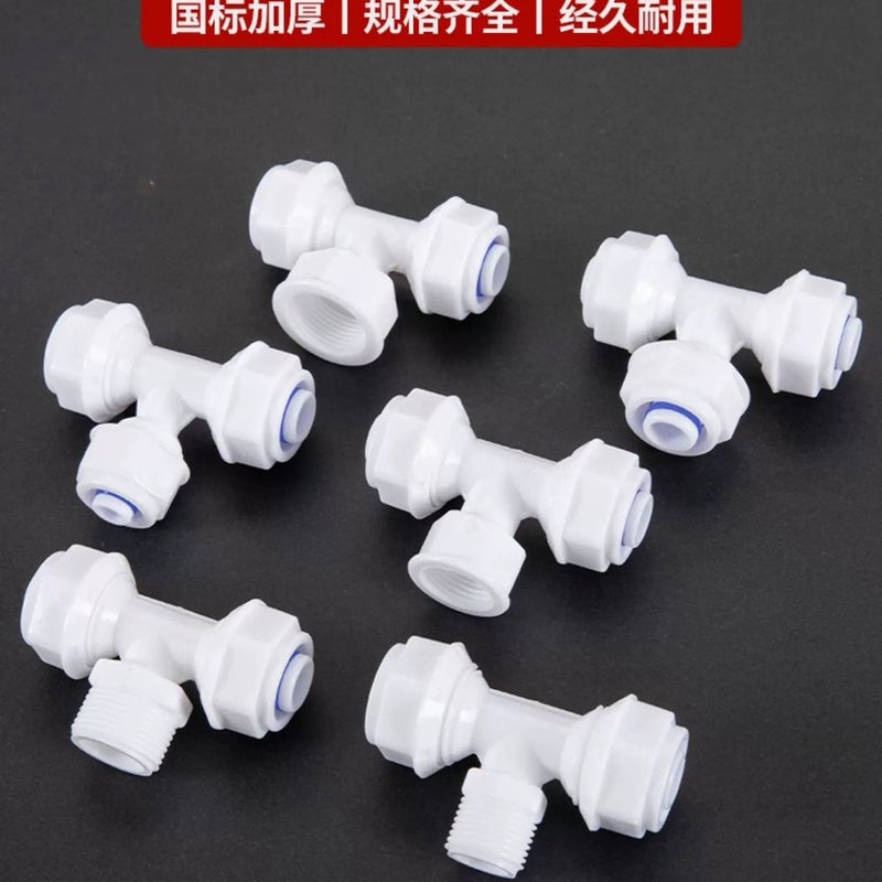 Pom Aluminum Plastic Pipe Joint 1216Pe Pipe Nylon Pipe Fittings Elbow Tee Solar Accessories Plastic Pipe Joint - Image 2