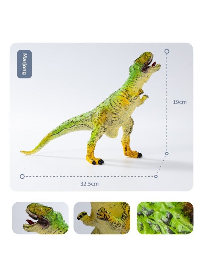 Soft Glue Dinosaur Toy Vinyl Tyrannosaurus Rex Triceratops Simulation Dinosaur Model Stall Toy Boy Toy-Color:Ma Junlong 【soft Glue】】 - Image 1