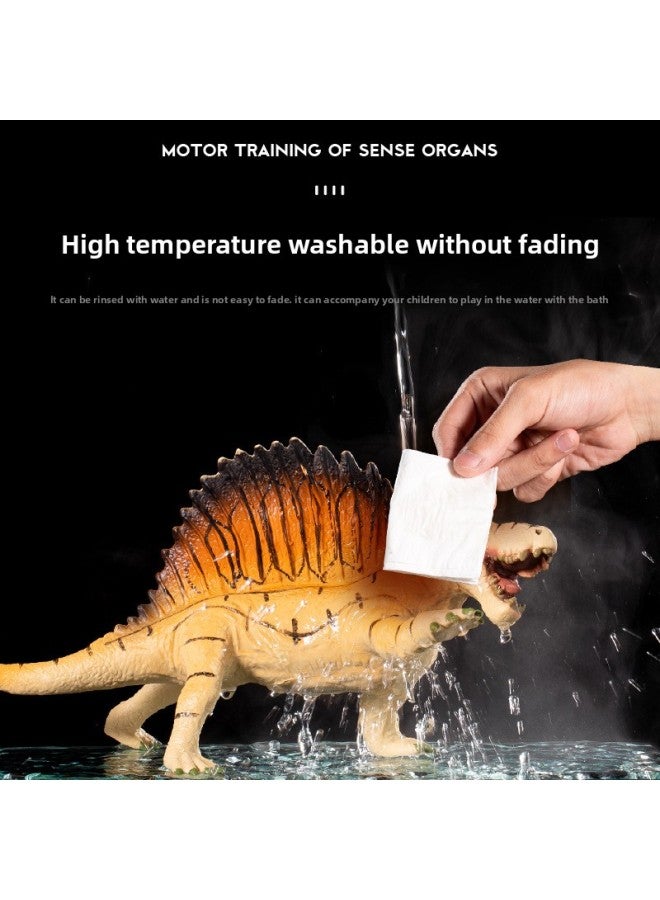 Soft Glue Dinosaur Toy Vinyl Tyrannosaurus Rex Triceratops Simulation Dinosaur Model Stall Toy Boy Toy-Color:Ma Junlong 【soft Glue】】 - Image 4