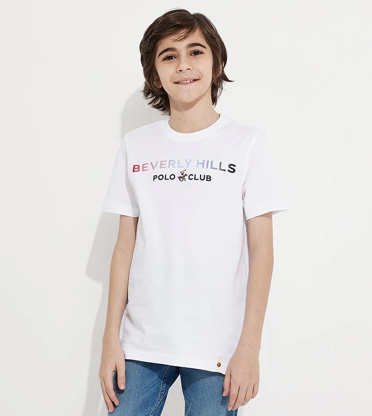 BEVERLY HILLS POLO CLUB Printed Short Sleeves T-Shirt